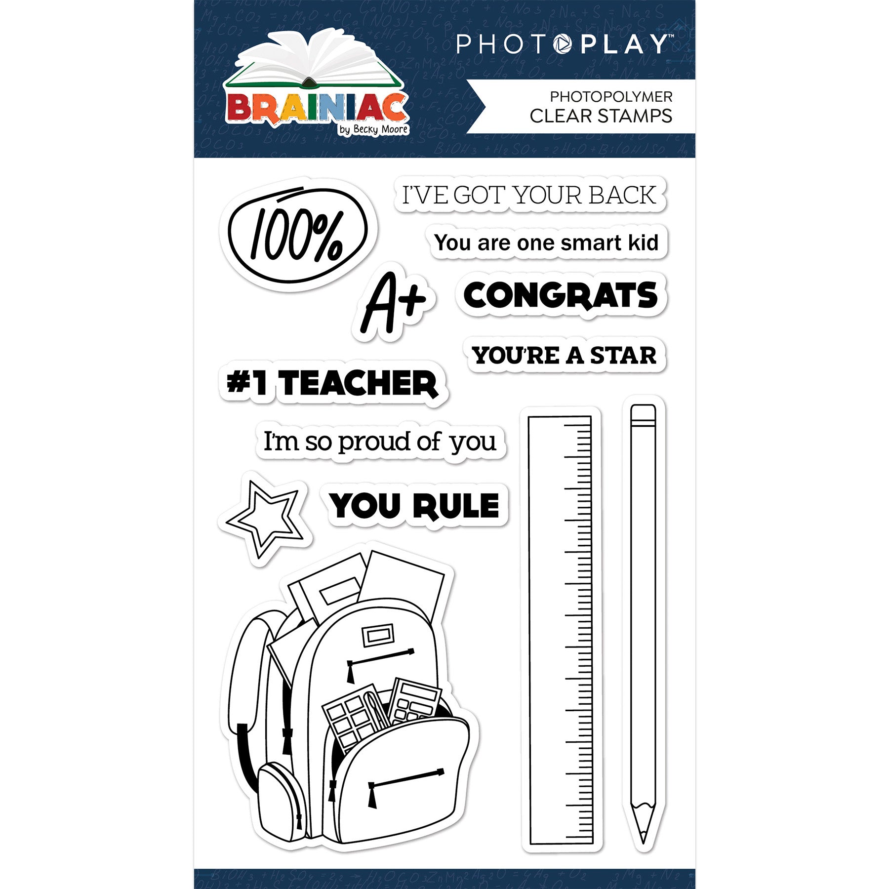 Photo Play stamps - Brainiac