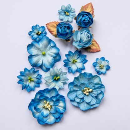 49 Market Country Blooms Cobalt
