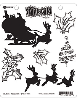 Dylusions stamp - Boo's Adventure -