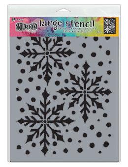 Dylusions Silhouette Stencils & masks Ice Queen Large