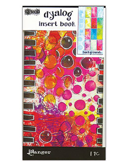 Dylusion dyalog insert book (backgrounds
