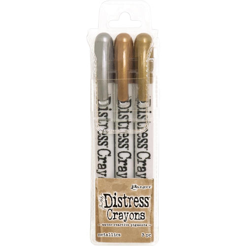 Tim Holtz Distress Crayons - Metalics