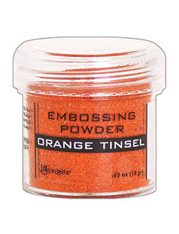 Ranger Embossing Powder -Orange Tinsel