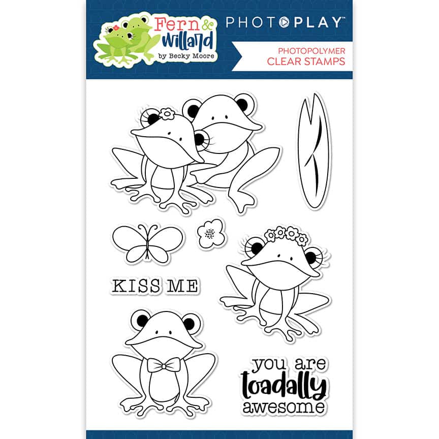 Photo Play stamps - Fern and Wizard