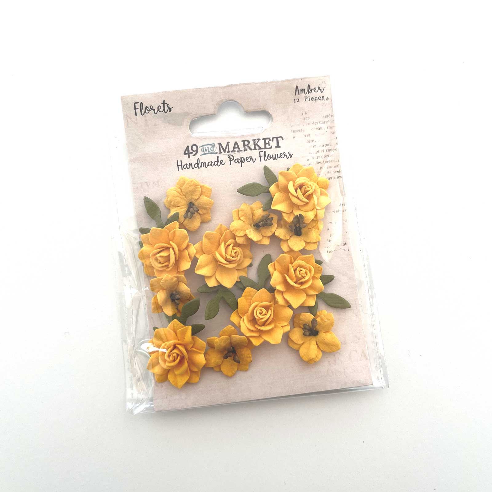 49 and Market florets - Amber