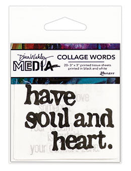 Dina Wakley Collage Words