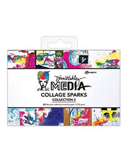 Dina Wakley Media Collage Sparks Collection 2