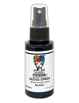 Dina Wakley Gloss Spray - Black