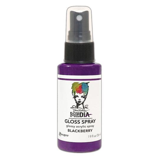 Dina Wakley Gloss Spray - Blackberry