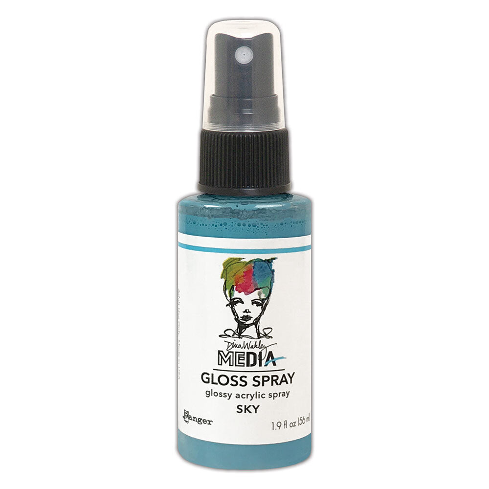 Dina Wakley Gloss Spray - Sky