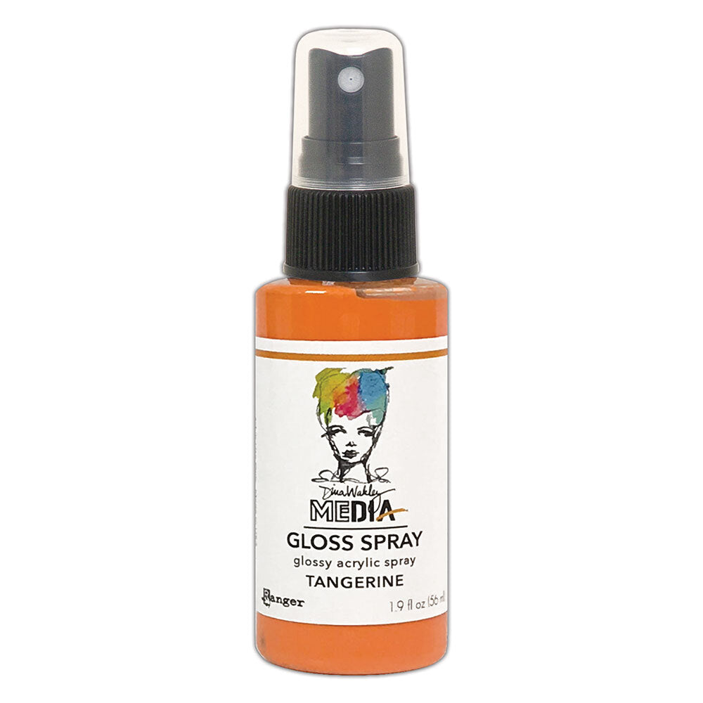 Dina Wakley Gloss Spray - Tangerine
