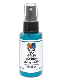 Dina Wakley Gloss Spray - Peacock