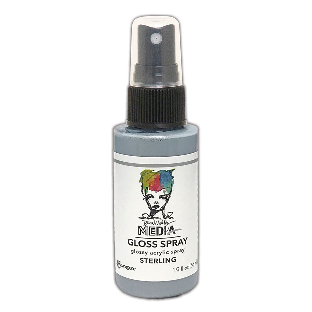 Dina Wakley Gloss Spray - Sterling