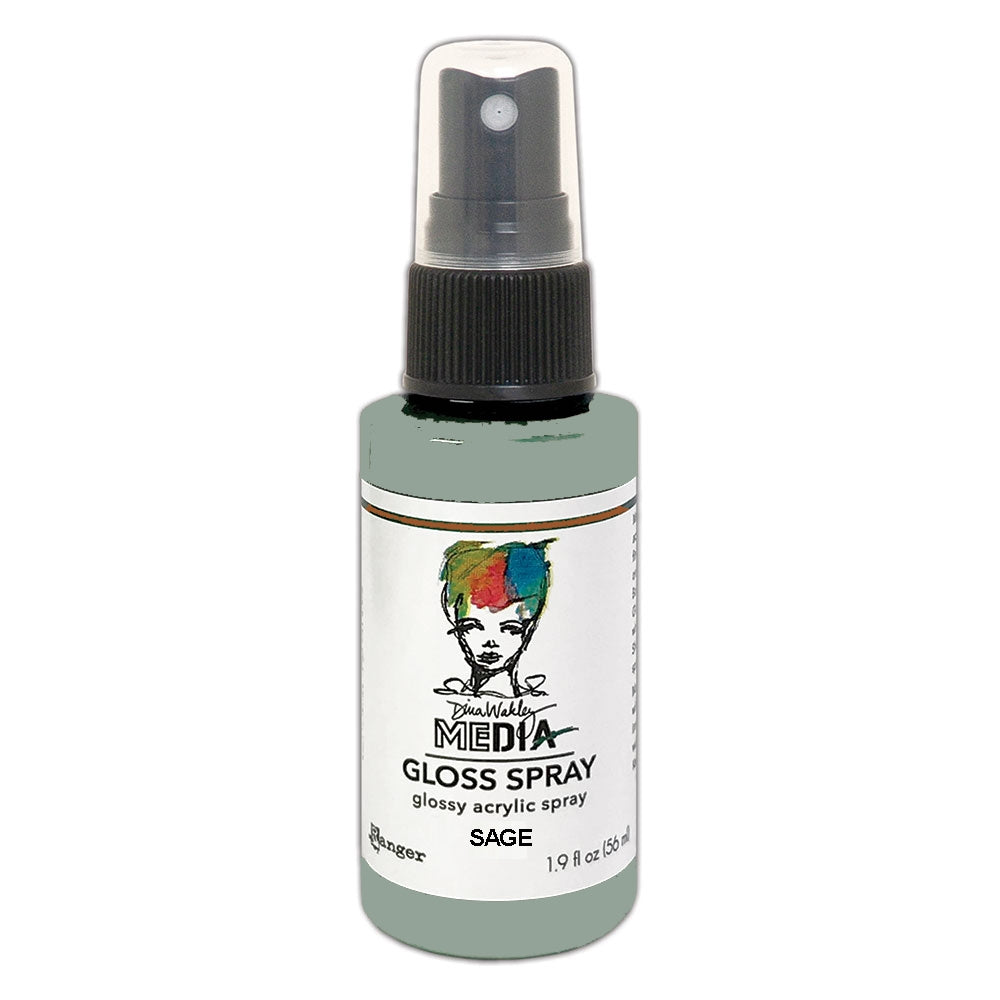 Dina Wakley Gloss Spray - Sage