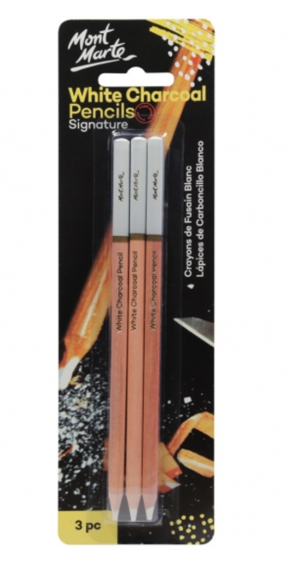 White Charcoal Pencils