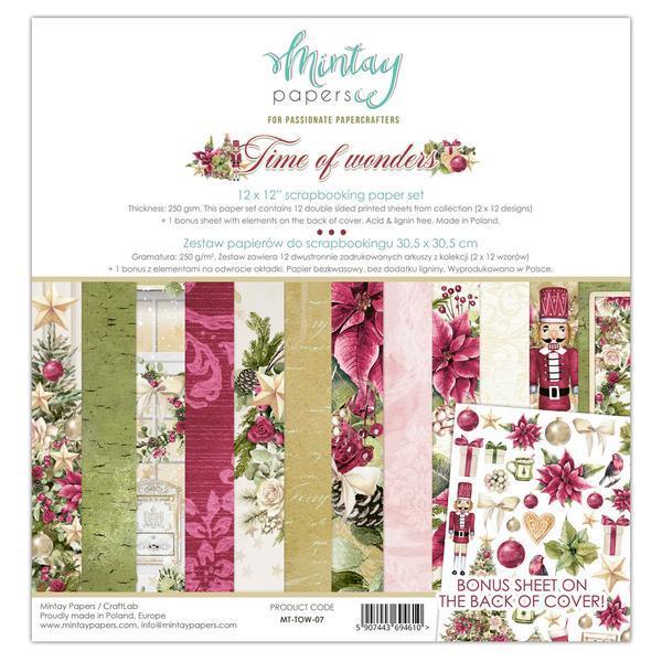 Mintay Papers 12 x 12 Paper Pad - Time of Wanders