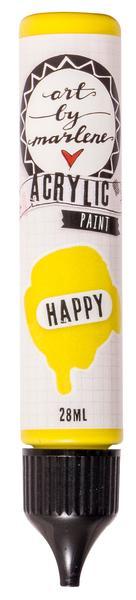 Art By Marlene - Acrylic Paint -Happy 28Ml