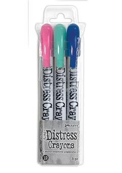 Distress Crayon Triple set 12
