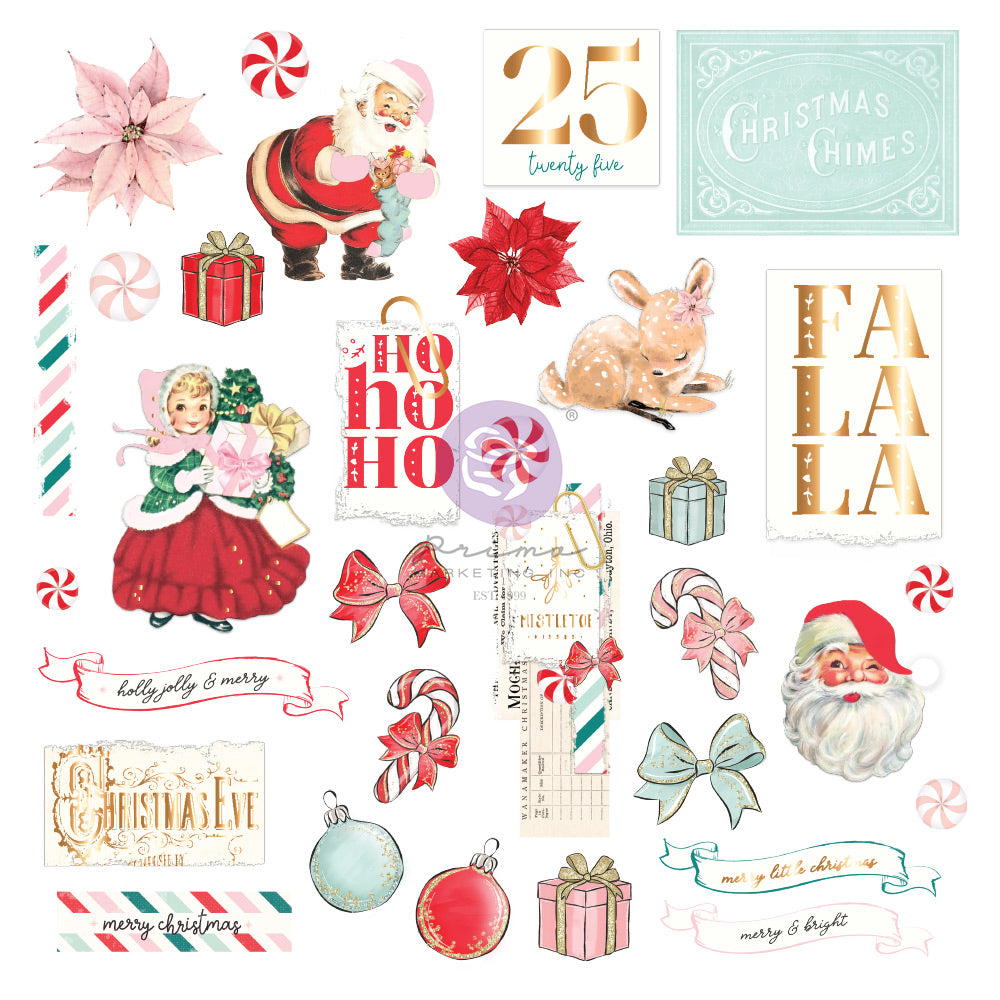 Prima Candy Cane lane Ephemera