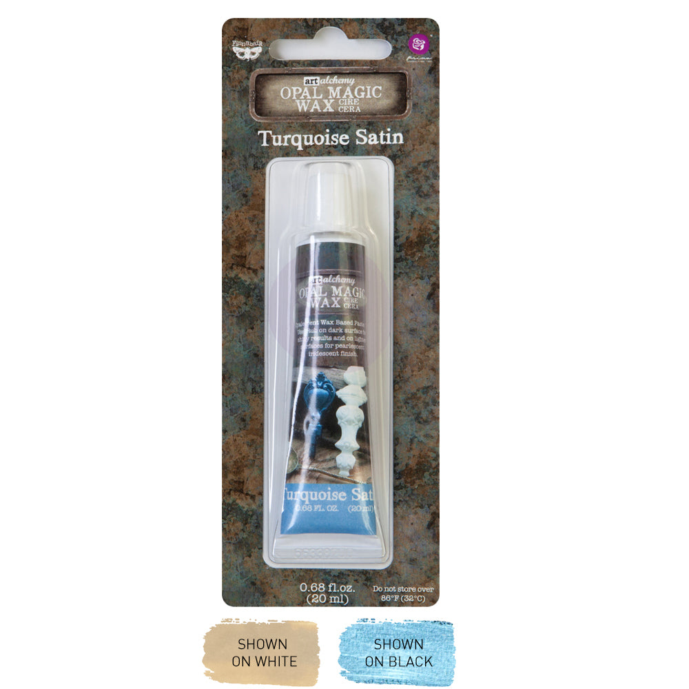 Art Alchemy-Opal Magic Wax-Turquoise Satin .68oz (20ml)