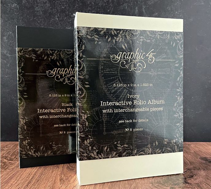 Graphic 45 Interactive Folio Album Ivory