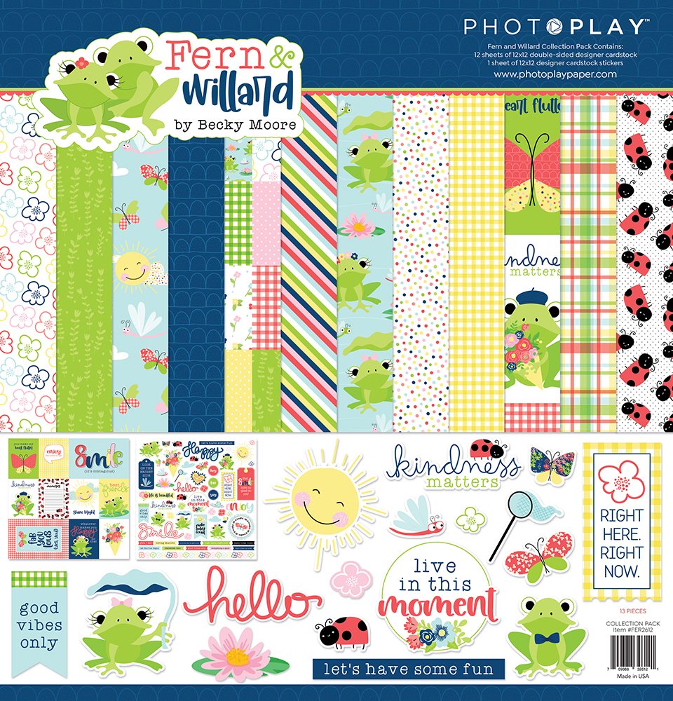Photo Play Fern Willard 12 x 12 Paper collection Collection