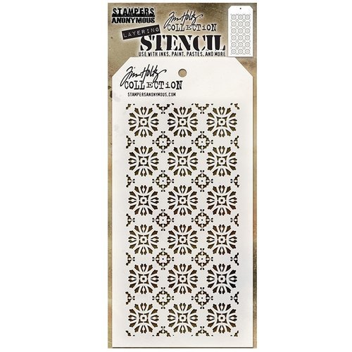 Tim Holtz Rosette Layering Stencil