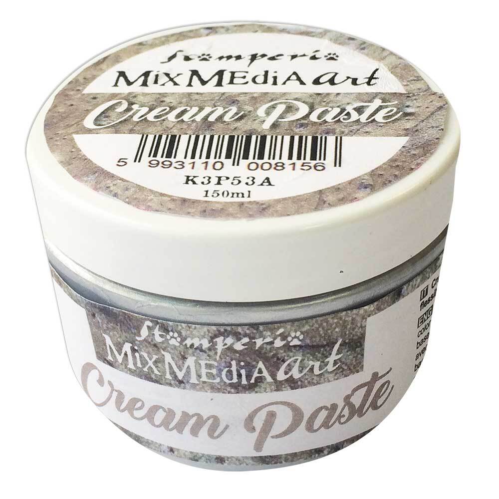 Stamperia - Cream Paste -Silver