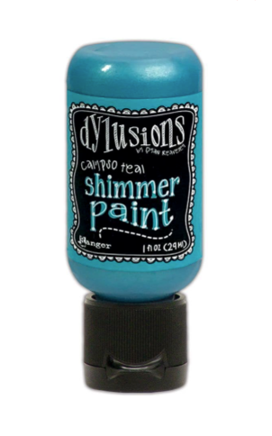 dylusions Shimmer Paint - Calypso teal
