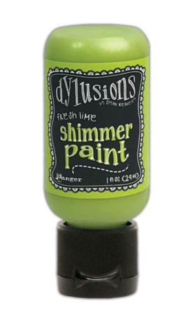 dylusions Shimmer Paint Fresh Lime