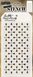 Tim Holtz Crossed Layering Stencil
