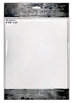 Tim Holtz - Heavy white watercolour Cardstock