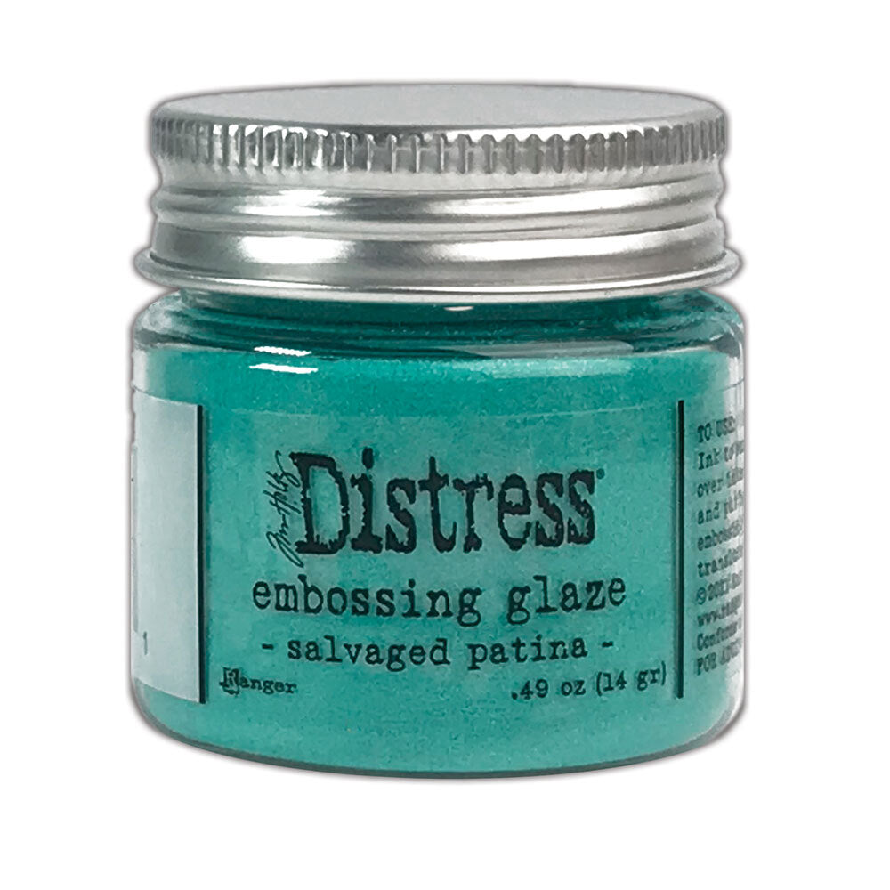 Distress Embossing Glaze Salvaged Patina