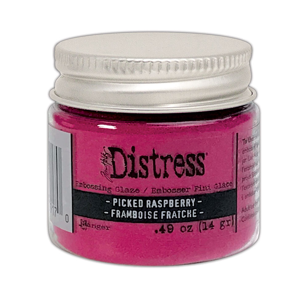 Distress Embossing Glaze  Picked Rasberry