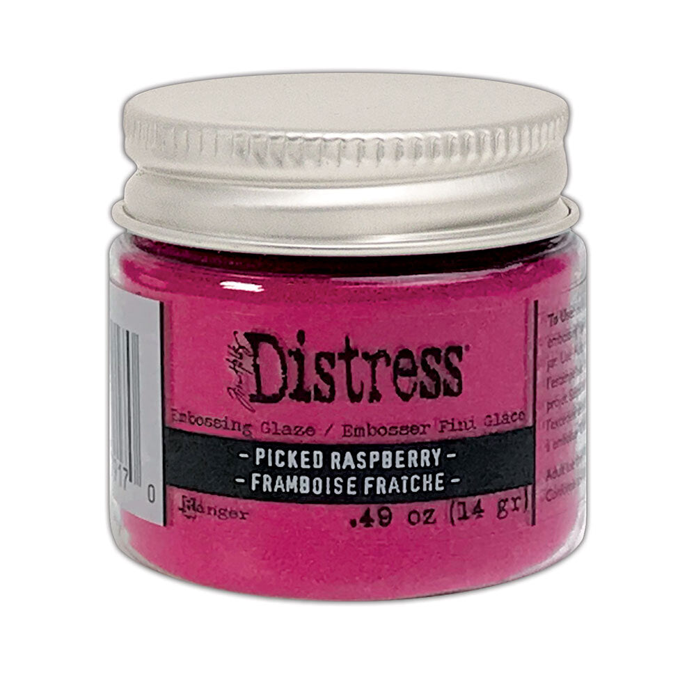 Distress Embossing Glaze Picked Rasberry