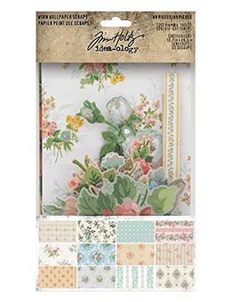 Tim Holtz Collection Idealolgy -Worn Wall Paper Scraps