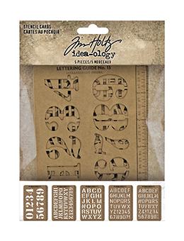 Tim Holtz Collection Idealolgy - Stencil Cards