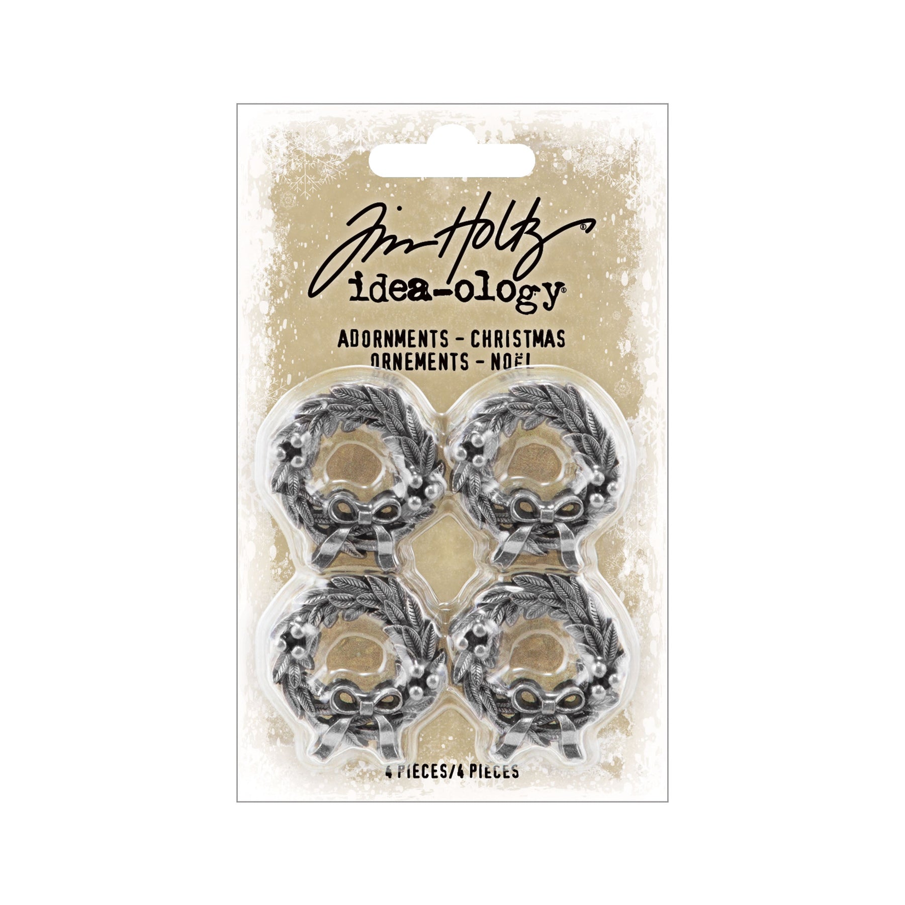 Tim Holtz Ideaology Metal Christmas Wreath