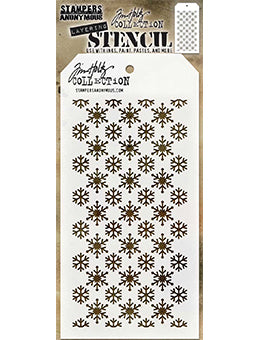 Tim Holtz Flurries Layering Stencil