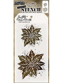 Tim Holtz Poinsettia Duo Layering Stencil