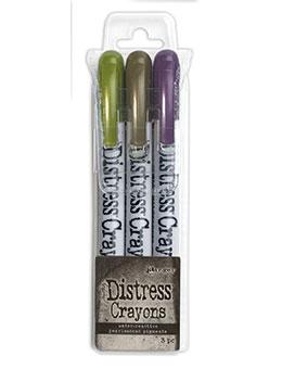 Tim Holtz Distress Crayons -pearlescent Halloween Set 2