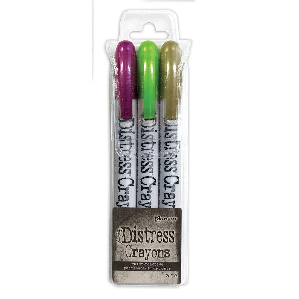 Distress Pearl Crayons Halloween Set 4