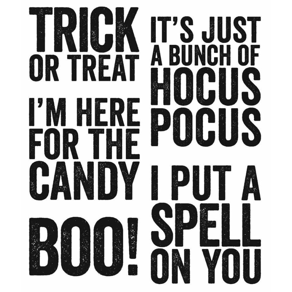 Tim Holtz -Stampers Anonymous "BOLD FRIGHTS "