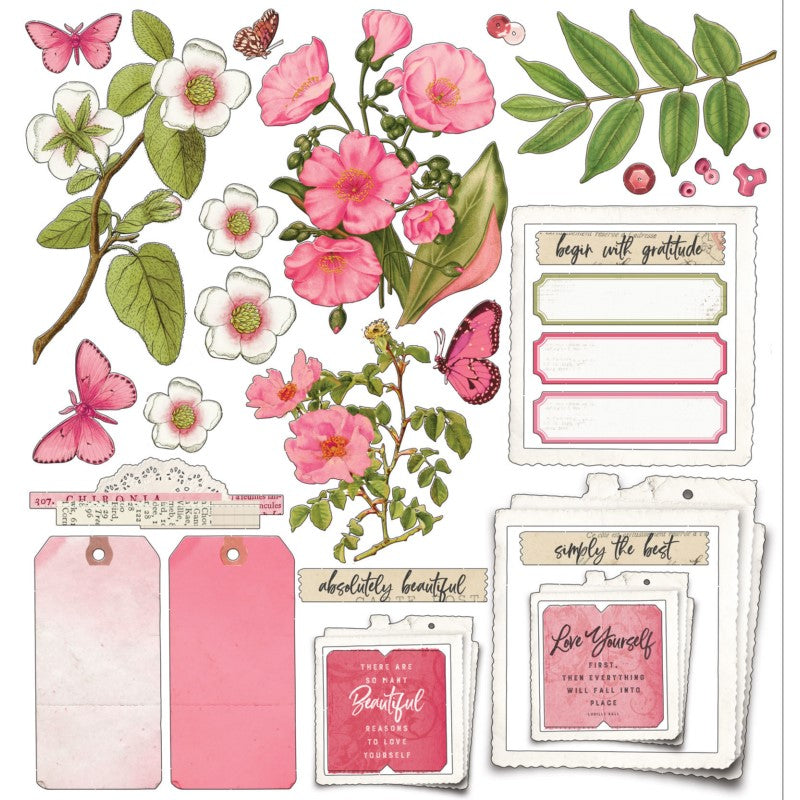 49 Market Vintage Artistry 12" Paper Collection - Blush
