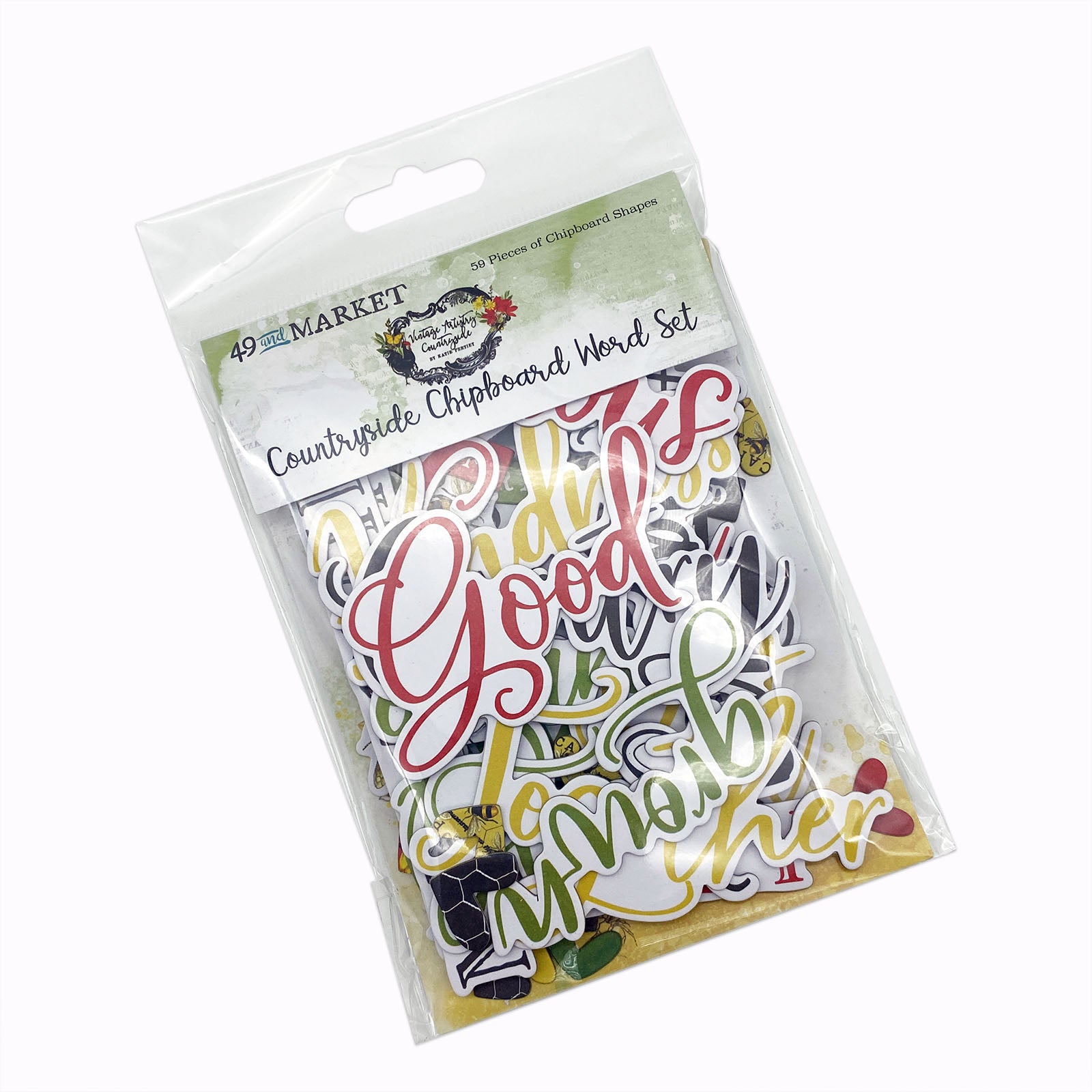 49 and Market-Countryside-Chipboard Word Set