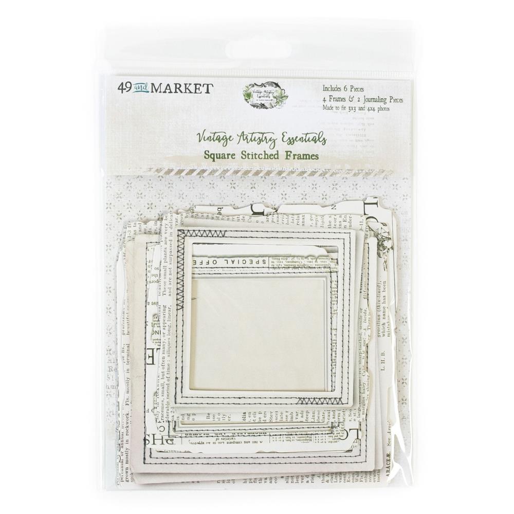 49 Market Vintage Artistry Essentials Square stitched Frames