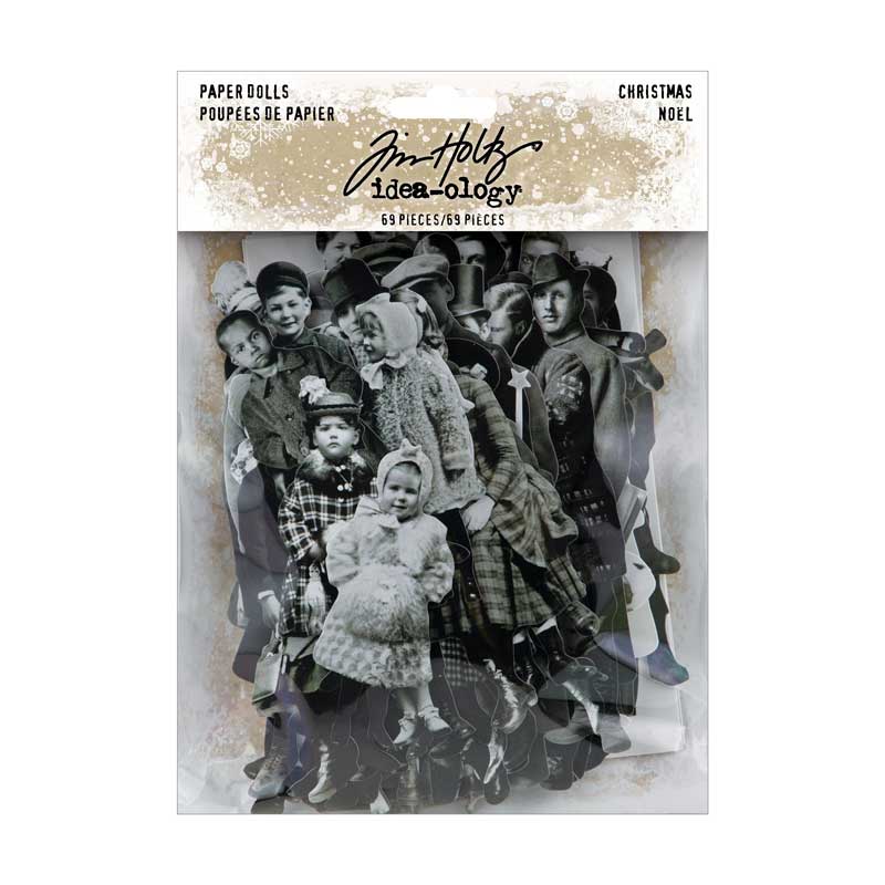 Tim Holtz Ideaology Paper Dolls - Christmas Noel