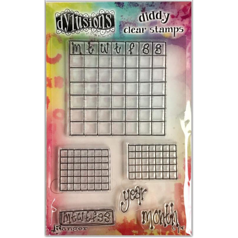 Dylusions Diddy Clear stamps Check it Out