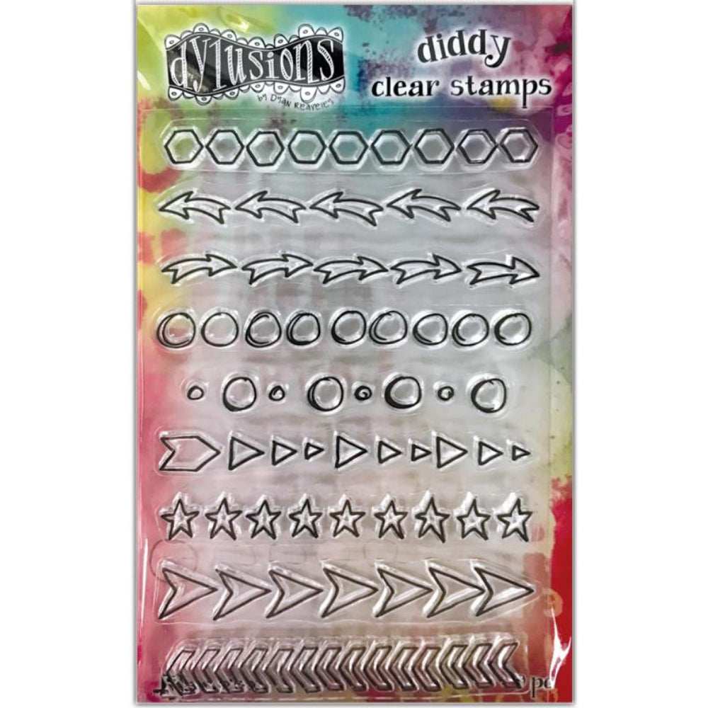 Dylusions Diddy Clear stamps DOODLES
