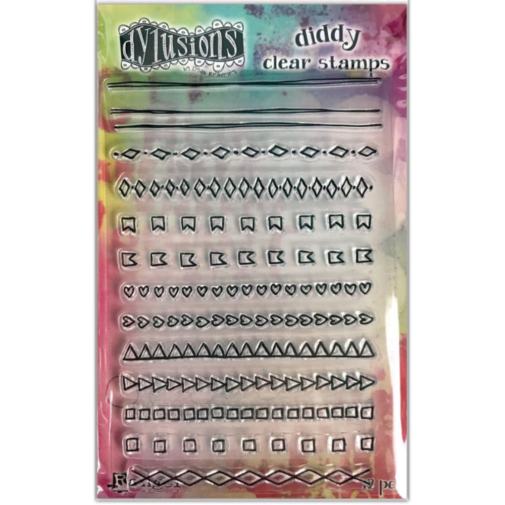 Dylusions Diddy Clear stamps "MINI DOODLES"